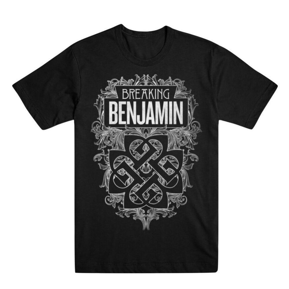 2017 logo Breaking Benjamin Black Shirt